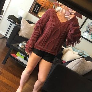 Fringe Sweater!